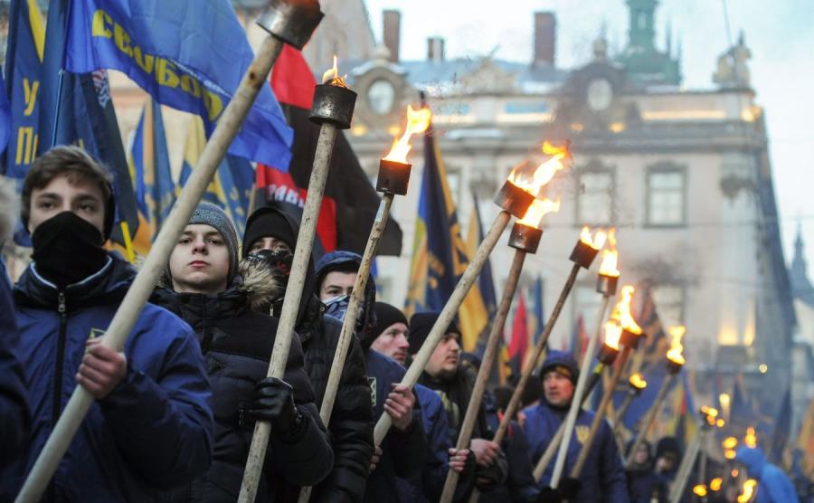 Demonstracja we Lwowie