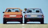 Kadett D (1979-1984): rewolucja pod maską – po raz pierwszy w Kadecie zastosowano
napęd na przednie koła, 1.3-litrowy silnik z górnym wałem rozrządu rozpoczął swoją karierę, a na rynek wprowadzono również silnik wysokoprężny (1.6 litra, 54 KM)