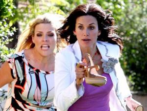 Lisa Kudrow i Courtney Cox razem na planie