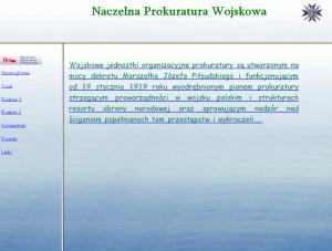 Strona Naczelnej Prokuratury Wojskowej jest wg internautów najgorszą stroną opłaconą z podatków
