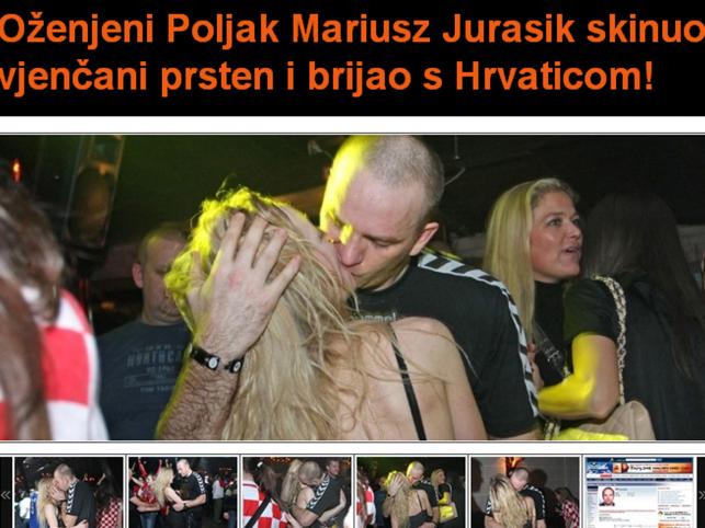 Chorwacki pocałunek poruszył całą Polskę