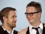 Najlepszy reżyser Nicolas Winding Refn i gwiazda jego filmu "Drive" Ryan Gosling