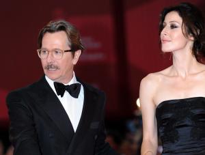 Gary Oldman z żoną Alexandrą Edenborough