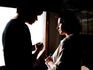 Małgorzata Szumowska i Juliette Binoche na planie