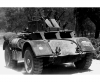 Ciężki samochód pancerny Chevrolet Staghound AA uzbrojony w dwa sprzężone karabiny maszynowe Browning 12,7 mm w Polskich Siłach Zbrojnych na Zachodzie