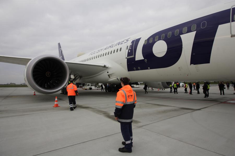 Boeing 787 Dreamliner w Gdańsku
