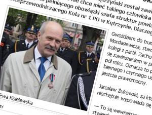 Zwolnił kolegę z partii. PO go wyrzuca