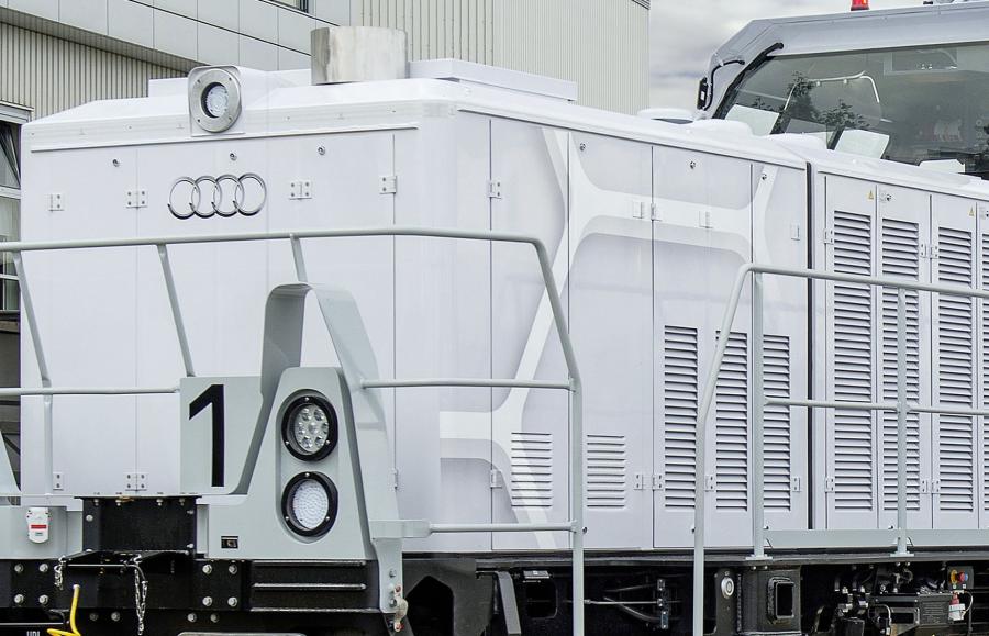 Hybrydowa lokomotywa w fabryce Audi w Ingolstadt