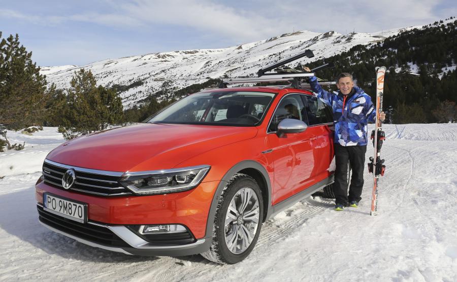 Robert Korzeniowski i volkswagen passat alltrack