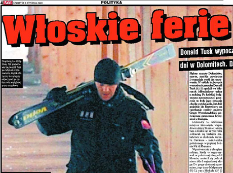 Czy Tusk na nartach myśli o Polsce?