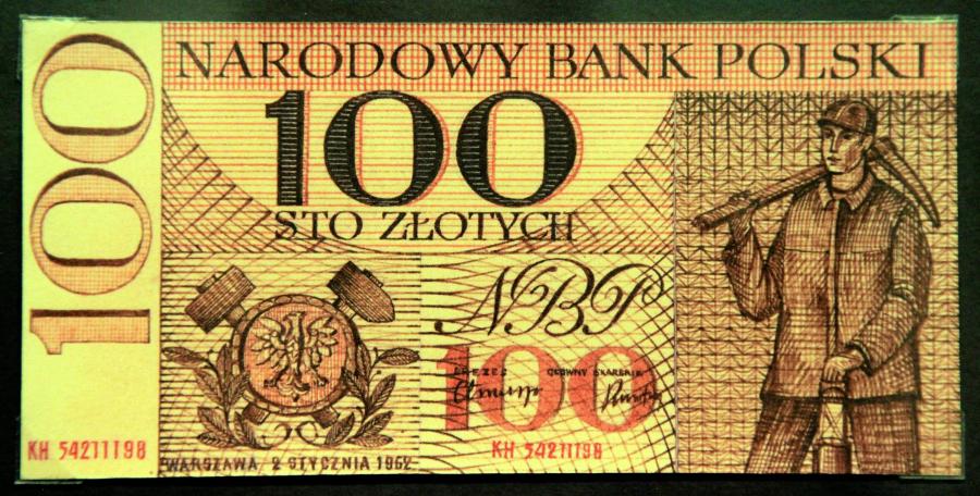 Banknoty polskie. Projektant i grafik ANDRZEJ HEIDRICH