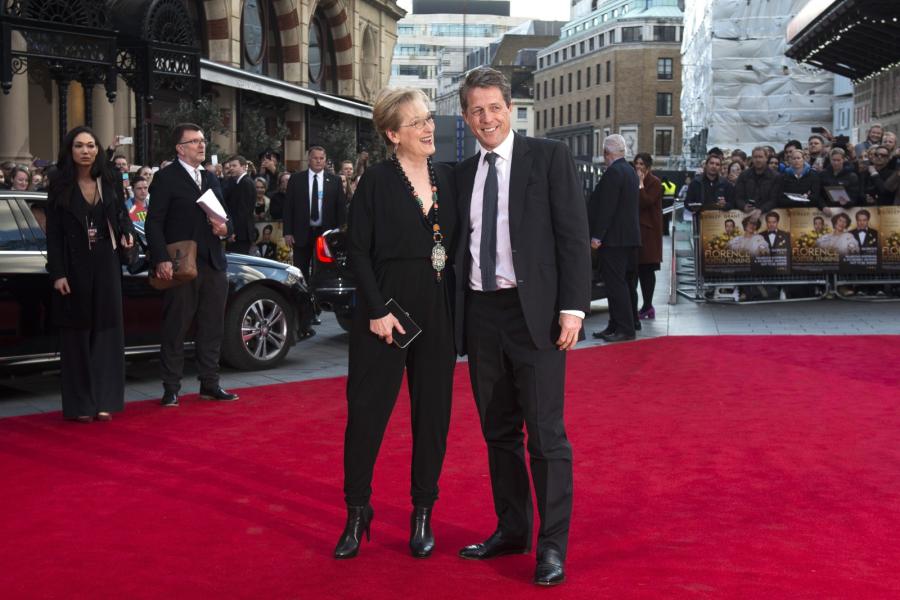 Meryl Streep i Hugh Grant na premierze "Boskiej Florence"
