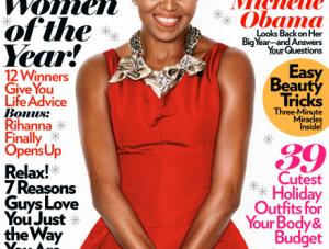 Okładka Glamour z Pierwszą Damą USA